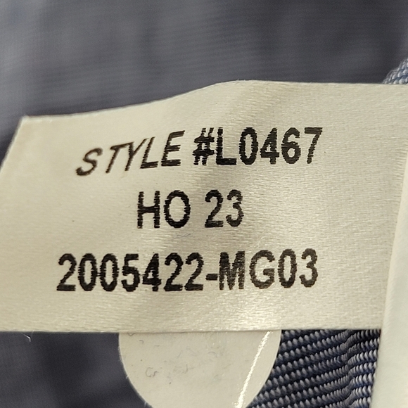 J Crew Solid Classic flex casual button down shirt Montclair Navy L TALL L0467 - Picture 5 of 9